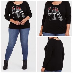 torrid lipstick sweater